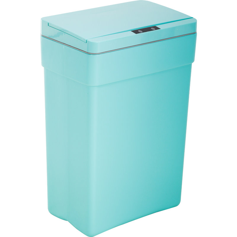 BestOffice Plastic 13 Gallon Touch Top Trash Can & Reviews Wayfair